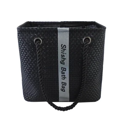 Handheld Bath Bag Travel Storage Mesh Toiletries Large Capacity Portable Bath Basket