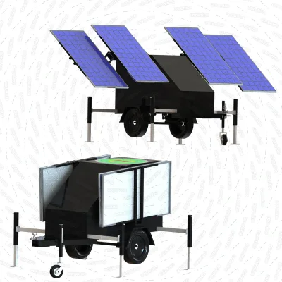 Best Mobile Ac200p Panels Solar Powered Atmospheric Water Generator for Sale
