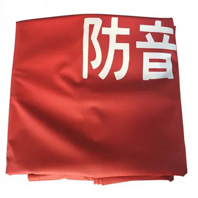 PVC Woven Tarpaulin 1.8m*5.1m Noise Shut 0.5mm Sheet Soundproof Tarpaulin Flame Retardant Waterproof for Construction