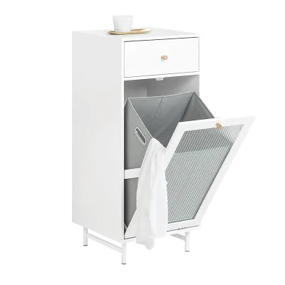 Household Laundry Basket Organizer Rack Bathroom Storage Organizer Foldable Cloth Organizer Rack