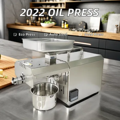 Small Oil Press Machine for Home Use Can Press Peanut Sunflower Walnut Oil Mini Oil Press Machine