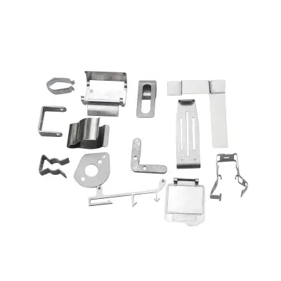 Aluminum Sheet Metal Bent and Forming Stamped Parts Customized OEM CAD Silvery Color