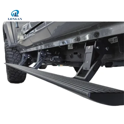 Aluminum Automatic 6 Brackets Footboard 2019+ Electric Deployable Side Pedals Auto Side Steps Running Boards for GMC Crew Cab