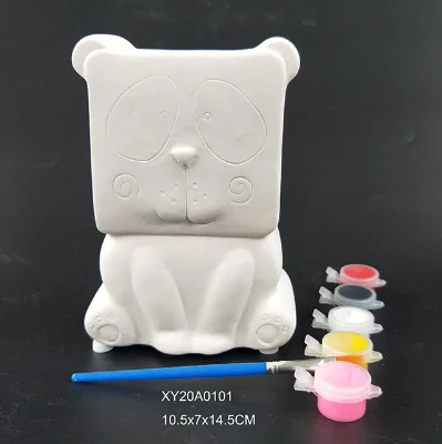 White Piggy Bank to Paint - Paint Your Own Piggy Bank DIY Paintable Lion Saving Bank Money Bank for Kids