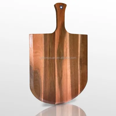 Premium Acacia Wood Pizza Peel Wooden Pizza Paddle Spatula for Oven Grill Baking