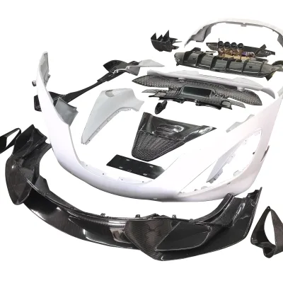 MCL 720s to 765LT Original Light Cover Mirror Cover New Condition Bumper Body Kits with Carbon Fenders Side Skirts Hood Scoop