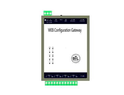 X2View WEB Configuration Gateways with 4 RS485 Serial port