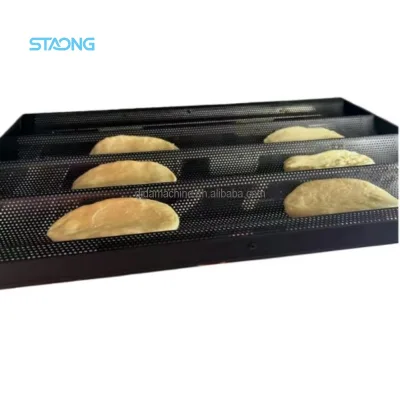 High Quality Non-Stick Baguette Baking Tray with Side for Bakeries, Restaurants & Bread Making Machine