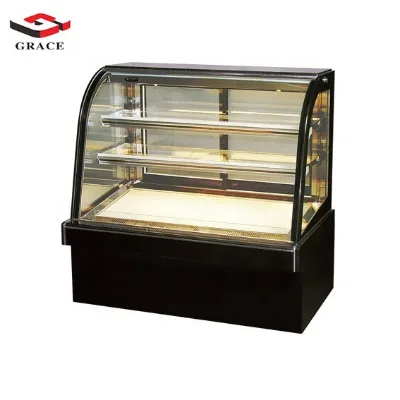Factory Supply  Cake showcase Cake Cabinet Commercial Refrigeration Display Arc Dessert Cabinet