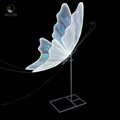 Butterfly Pendant Light Stand Led Acrylic Lamp Living Wedding Party Outdoor Indoor Decoration Butterfly Light
