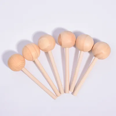 Wholesale environmental protection natural color round wood beads rattan no fire aromatherapy accessories diffuser stick
