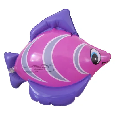 Factory PVC Inflatable Tropical Fish Toy Kids Water Play Animal Toy for Beach and Pool