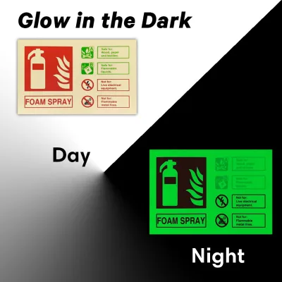 Top-quality Photoluminescent Fire Extinguisher Sign/Glow-in-the-Dark Fire Extinguisher Signs/fire Sign