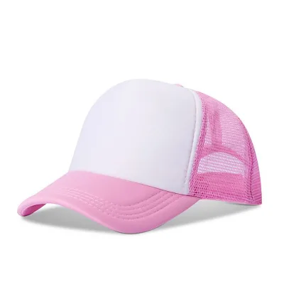 Hot Sale Summer Cotton Polyester 5 Panel Hat Custom With 3D Embroidery Mesh Trucker Cap
