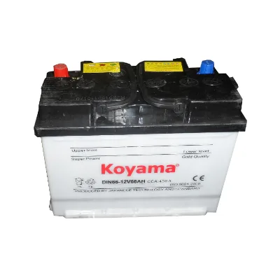 Advanced Korea technology 12v 66ah silver calcium auto battery