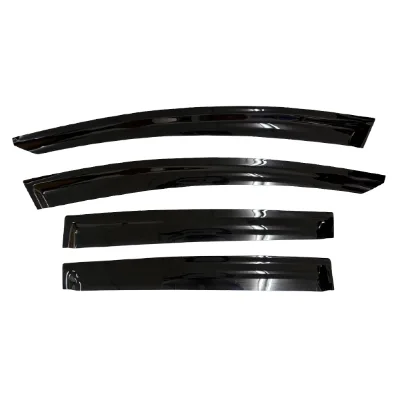 Peugeot 3008 2008-2016 Acrylic Window Visor with Double Adhesive Tape-Protection & Decoration 4-Piece Set Made in Taiwan