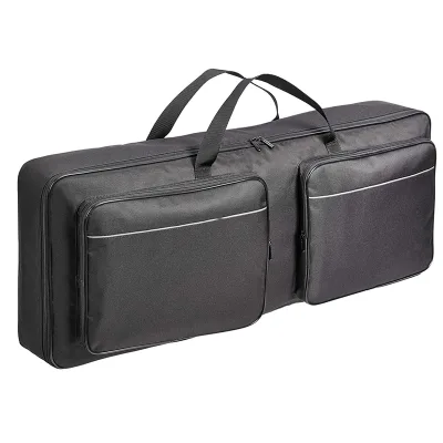 Black Padded Keyboard Gig Bag for 61-note Portable Electronic Piano