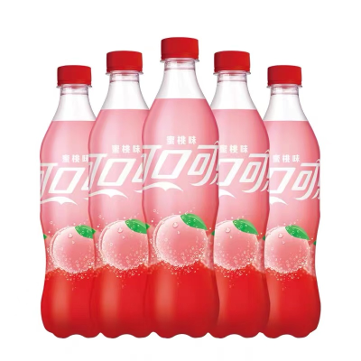 Wholesale Newly Released Peach Flavor Drink 500ml Carbonated Soft Drink Cola Drink