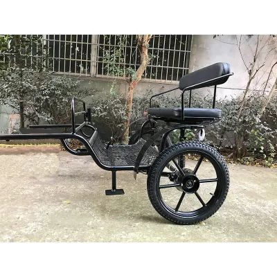 2024 Light Two Wheel pony Horse Carriage, pony Horse Cart Warehouse Stock on Sales