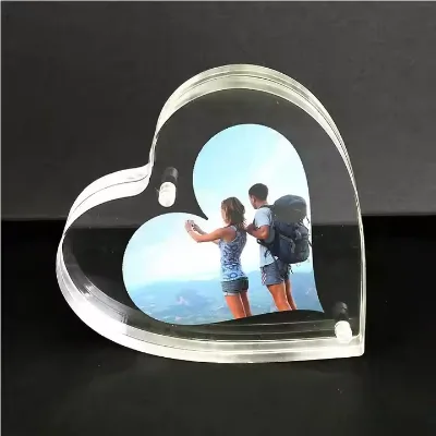 Magnetic Acrylic Photo Frame 4*6" 5*7" 6*8" High Transparency Polished Picture Block