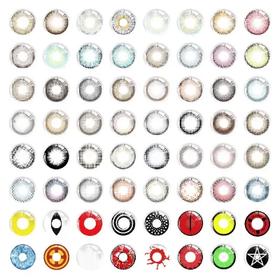 DSC Brand OEM/ODM Contact Lenses Wholesale Haif Yearly Disposable Colored Eye Contact