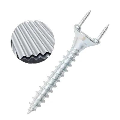 Professional Zinc-Plated Double-Tip Tapping Screws Fasteners for Architectural Cladding Bolts