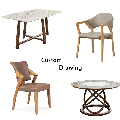 Wholesale Factory Price Nordic Modern Kitchen Tables and Chairs Furniture Oak Wooden Table Sets Dining