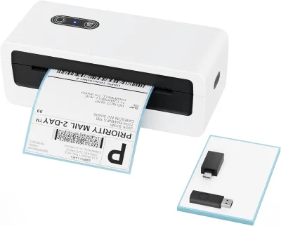 High-Speed USB Thermal Shipping Label Printer Sticker Machine 4x6 for UPS FedEx Ebay for Barcode Usage Color Style