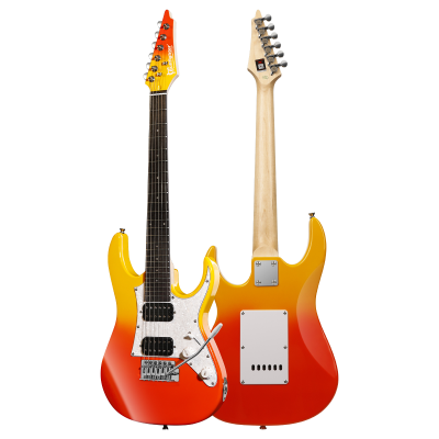 D-120R Musical Instruments 6 Strings High Gloss Bridge Vintage Single Tremolo System White Pearl Pickguard Kids Electric Guitar