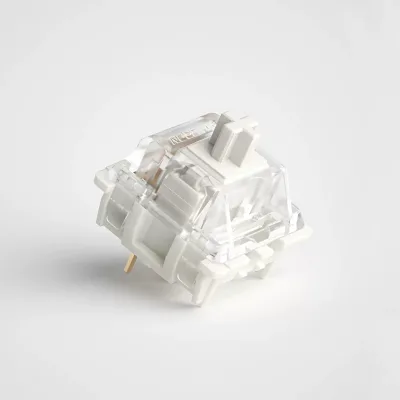 GATERON G White Pro 1.0 White Switch Linear Feel 38gf 3 Pin Gateron Pro Mechanical Keyboard Switches