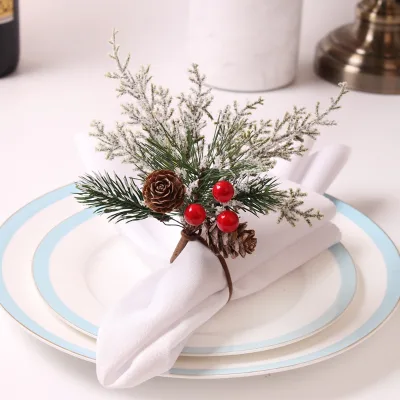 Napkin Ring Napkin Christmas Flower Wholesale Napkin Holder
