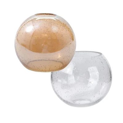 Blown Round Seeded Glass Ball Lamp Shade for Pendant Light Wall Sconce Table Lamp
