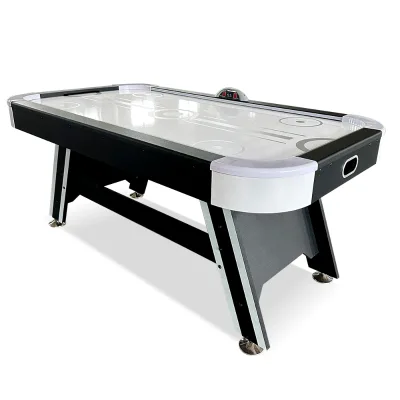 7ft AH15 Air Blower Table of Air Hockey Glossy Hockey Sur Air Puck Table Sport Game With 2 Strikers Electric Scorer