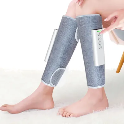 Hot Sale Blood Circulation Relaxation Heating Air Pressure Automatic Air Compression Leg Massager Leg Pain Relief REBON MED