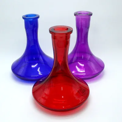 Colorful Glass Bottle Vase Hookah Accessories Wholesale Ready Stock Glass Hookah Accessories