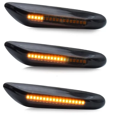 Dynamic Sequential LED Turn Signal Side Marker for BMW E90 E92 12V Indicator Sequential Light