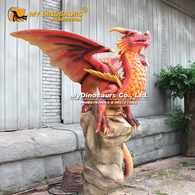 MY DINO Medieval Theme Outdoor Roaring Animatronic Dragons