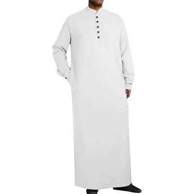 Arabia Jubba Arab Kaftan Thobe Long Dress Robe for Men