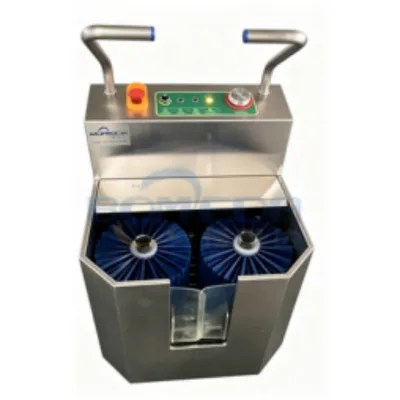 BMD Stainless Steel Footwear Cleaning System Automatic Boot Shoe Sole Disinfection Cold Water CIP for Food Beverage Processing