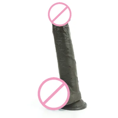 Man's 8.6in Dildos Intimate Accessories Toys Bendable Flexible Vibrator Skin Feeling Strong Suction Cup Penis for Sex Toy