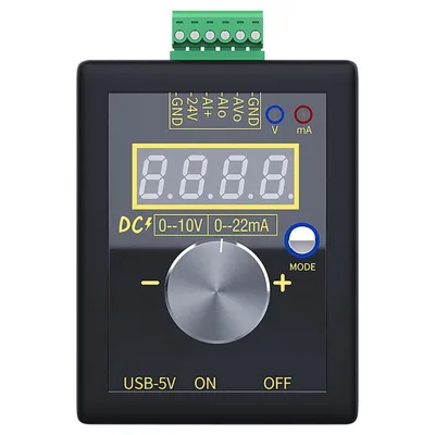 Handheld Analog 0-10V/0-4-20MA Voltage Current Signal Generator New