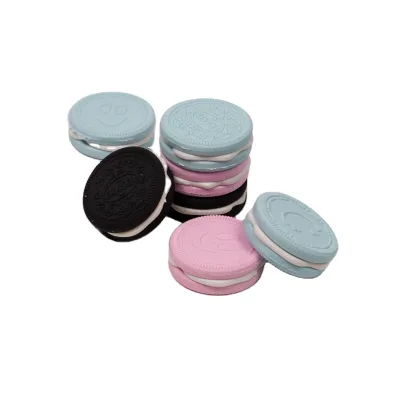 Kawaii Oreo Biscuit Shaped Pencil Eraser Cute Rubber School Stationery for Kids