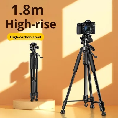 Aluminum Alloy Tripod for DSLR Camera Mobile Phone Floor Live Streaming Photography Holder 2-5kg Load Capacity Stock