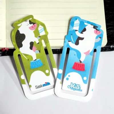 Wholesale Custom Made Anime Bookmarks Magnetic PVC Plastic Paper Clip for Kids Printable Bookmark