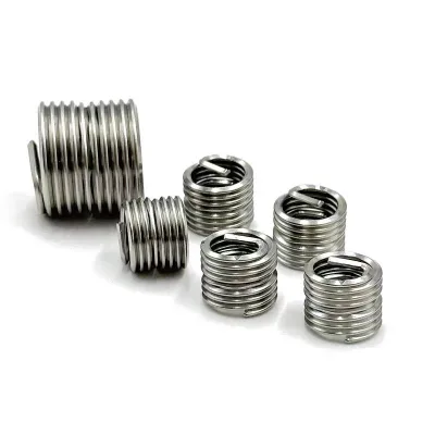 The manufacturer's best-selling S304 stainless steel full-thread repair inserts are specially designed for high-strength locking