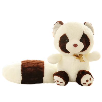 Stuffed Animal Raccoon Plush Toy Raccoon with Long Tail