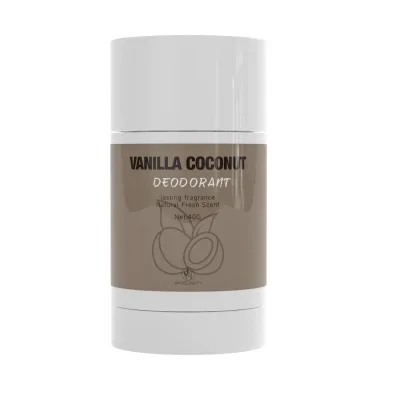 JMFREE Vanilla Coconut 72-hour Body Deodorant Balm Odor Control Natural Long-lasting Moisturizing Fragrance Antiper