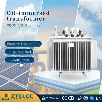 High Safety IEC Standard Silicon Steel Core 10KV 440V 1250kva Oil Immersed Three Phase Transformer Industrial Use