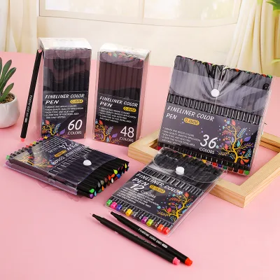 0.4mm Tip Water-Based Outlining Vivid Non-toxic Art Drawing Custom Gel Pen Set