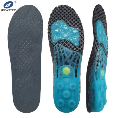 Hot Sale Breathable Arch Supporting Shoe Insole Shock Absorbing Eva Cushion Sports Spring Sneaker Insole